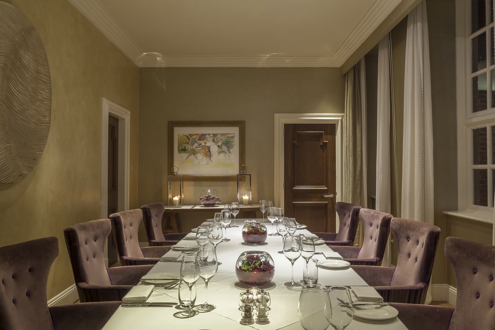 The Roseate Reading 호텔 외부 사진 The private dining room at the restaurant